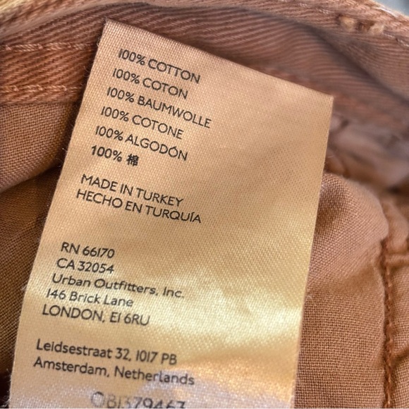 Free People Loose Waist Abby Chino Pant in Rust Brown Size 4 - Picture 10 of 11